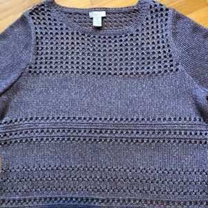 Chico’s lavender sweater top size 1